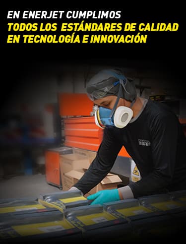 En Enerjet cumplimos todos los estándares de calidad