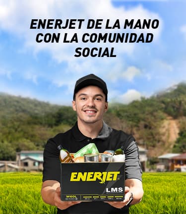 Enerjet de la mano con la comunidad social