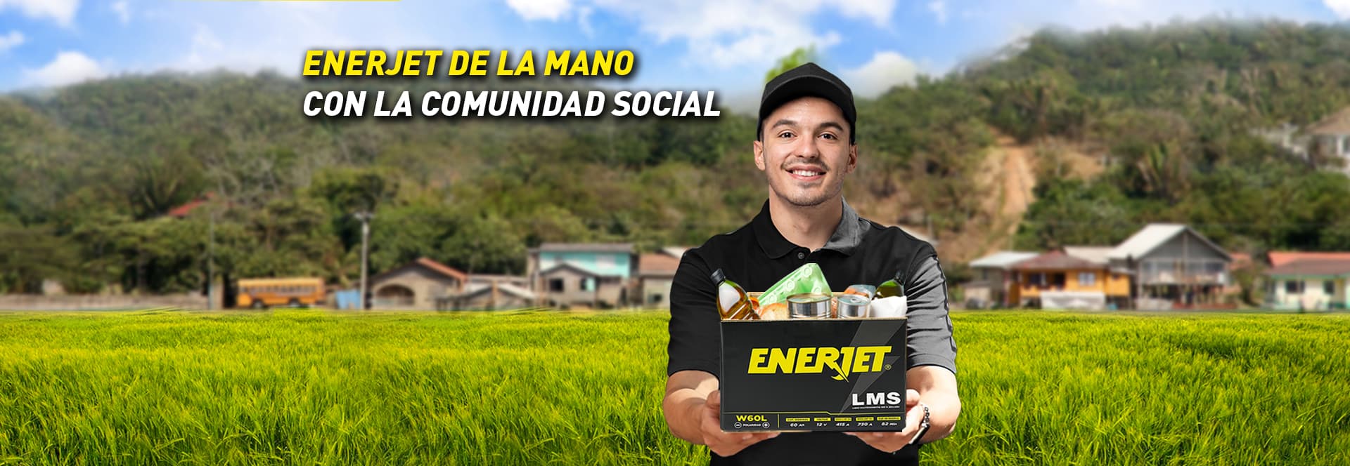 Enerjet de la mano con la comunidad social
